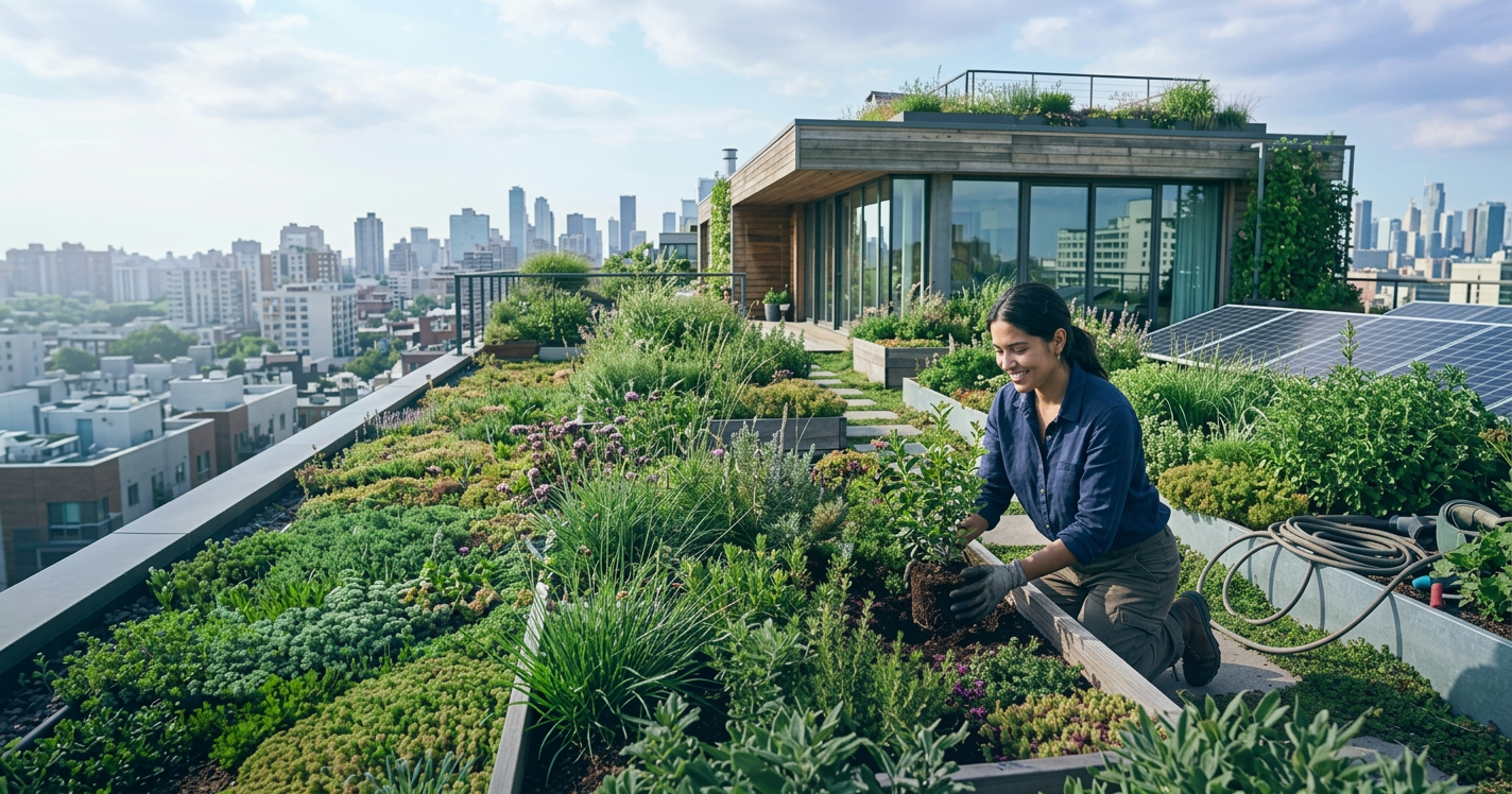 Aprende cómo hacer terrazas verdes en casas y edificios
