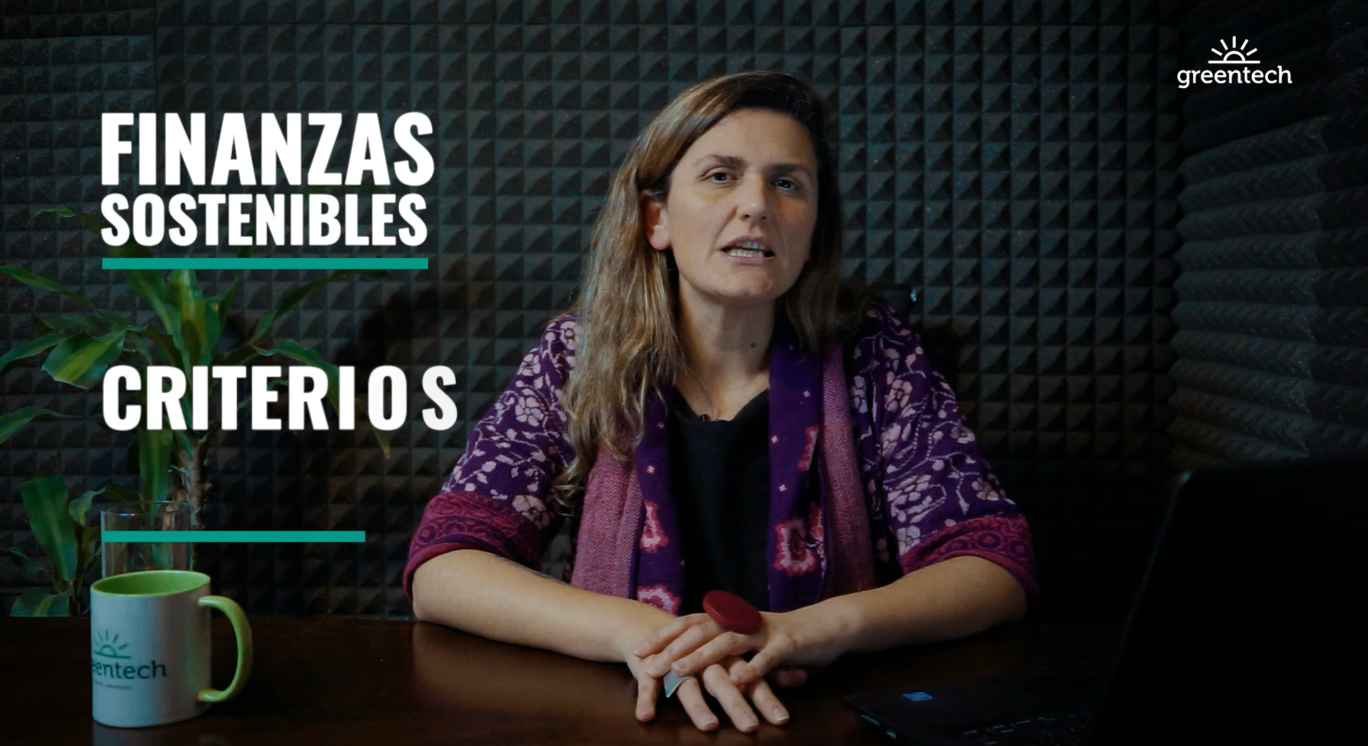 Clase sobre finanzas sostenibles y criterios ESG