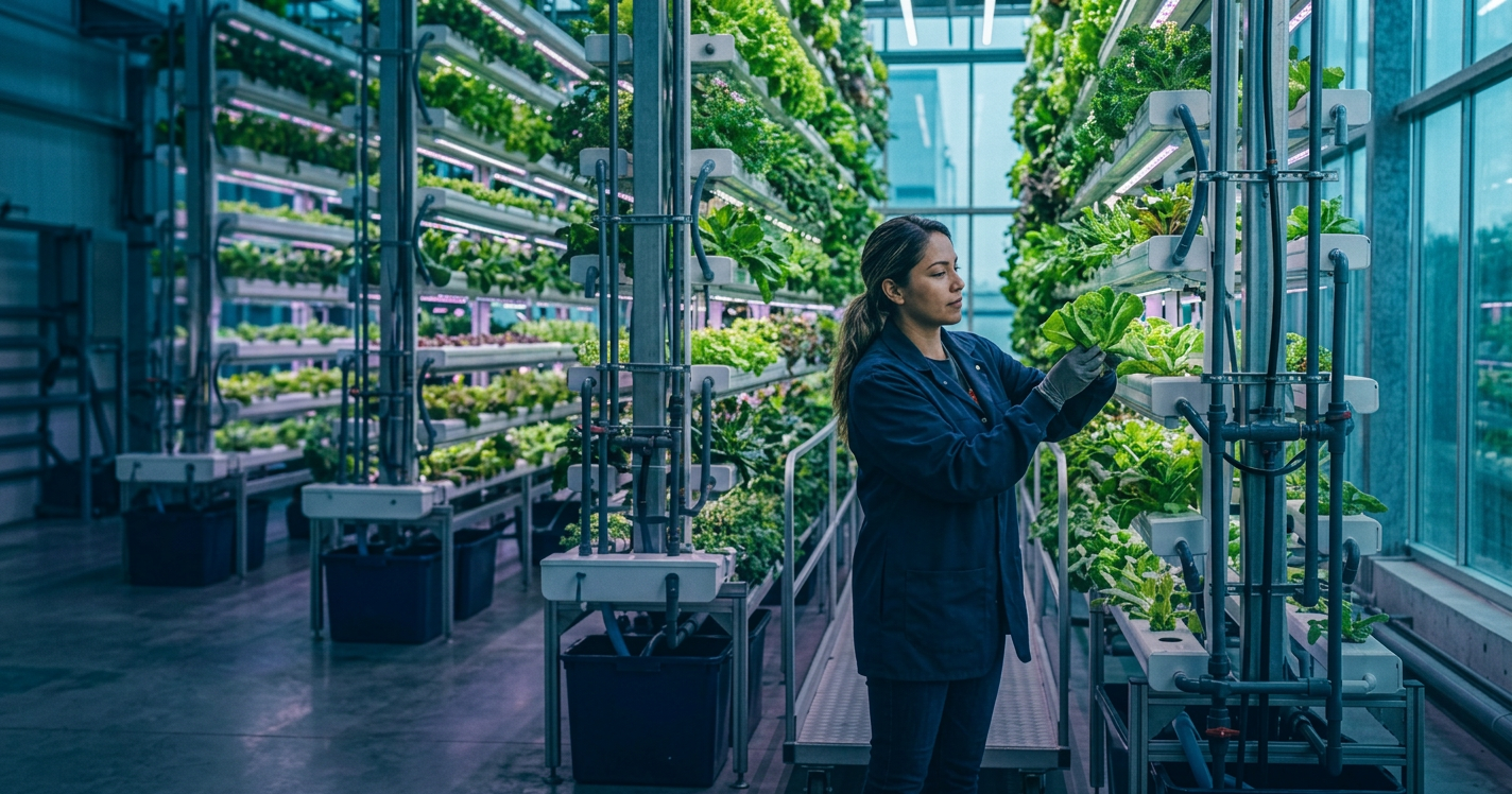 Qué es la hidroponia vertical y cómo está transformando la agricultura