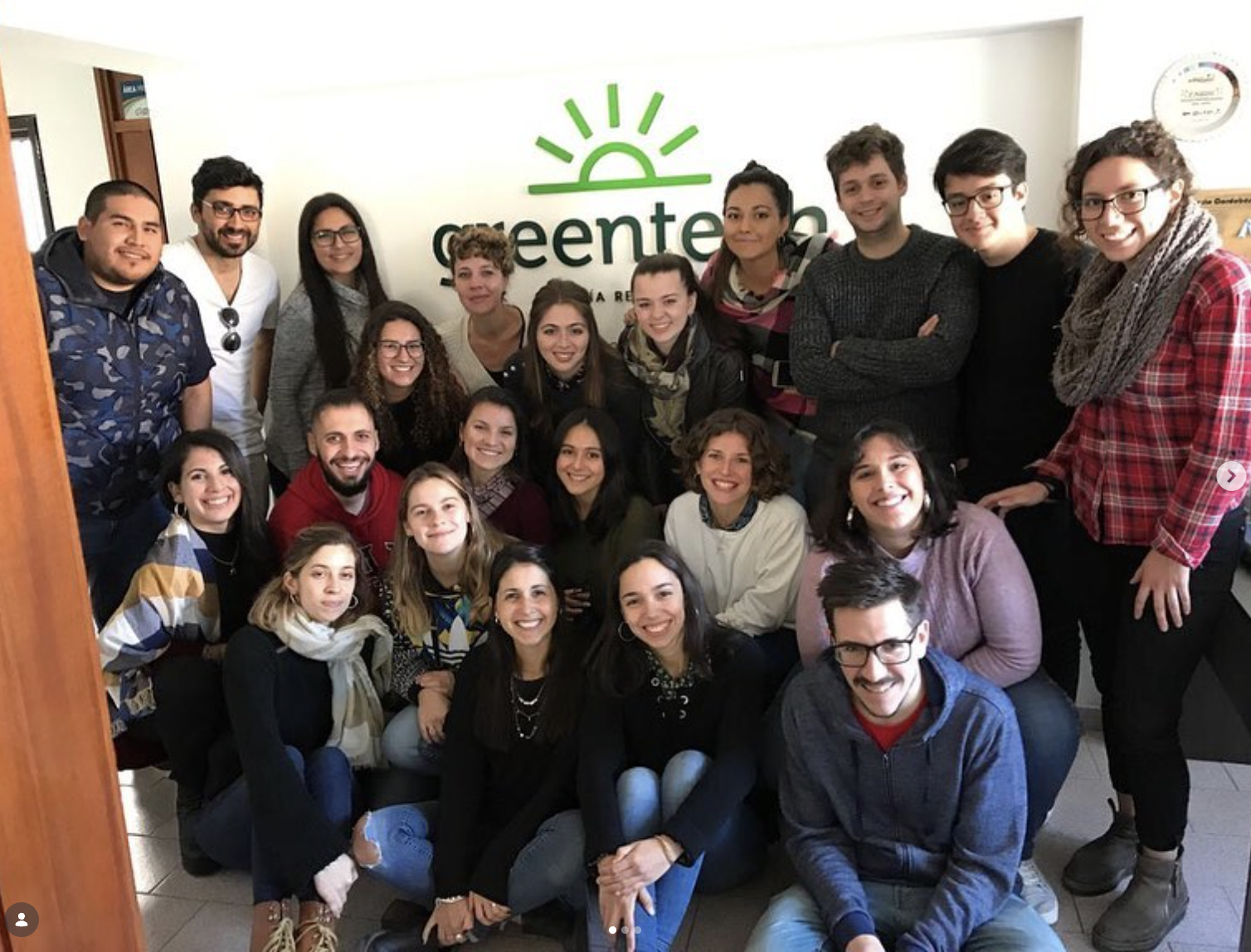 Equipo Greentech en oficina
