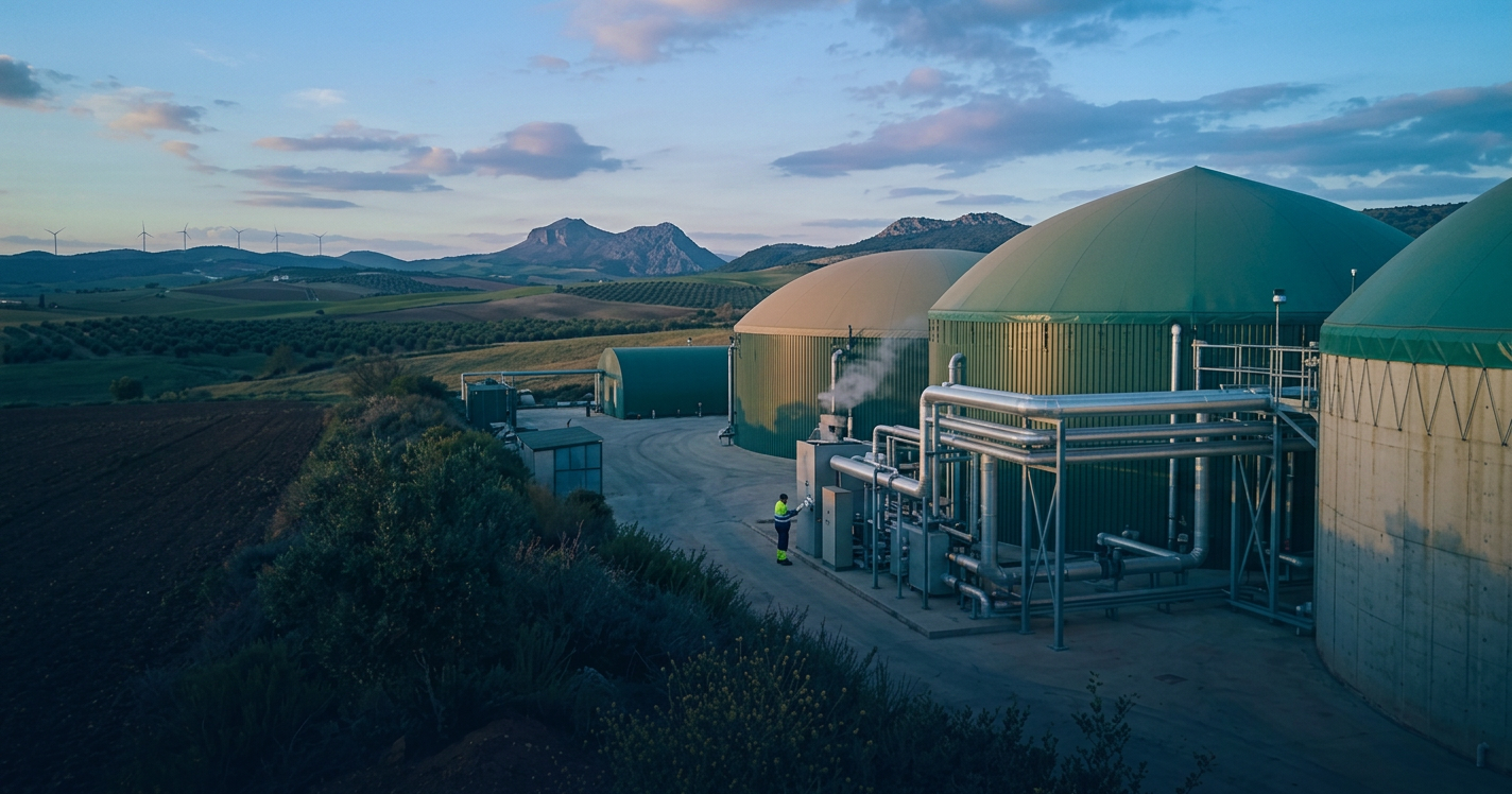 Qué es una planta de biogas y cómo opera en España