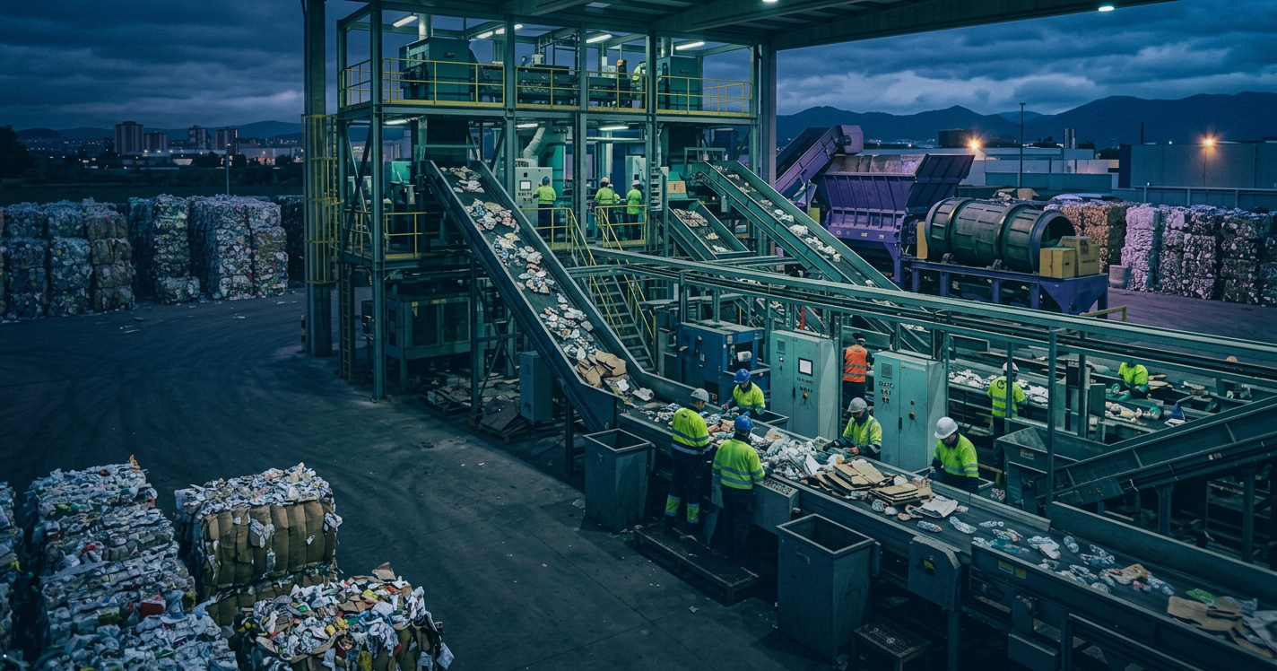 Planta de reciclaje: ¿Cómo funciona?